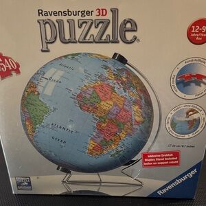 Ravensburger 3D Puzzle Globe - Blue